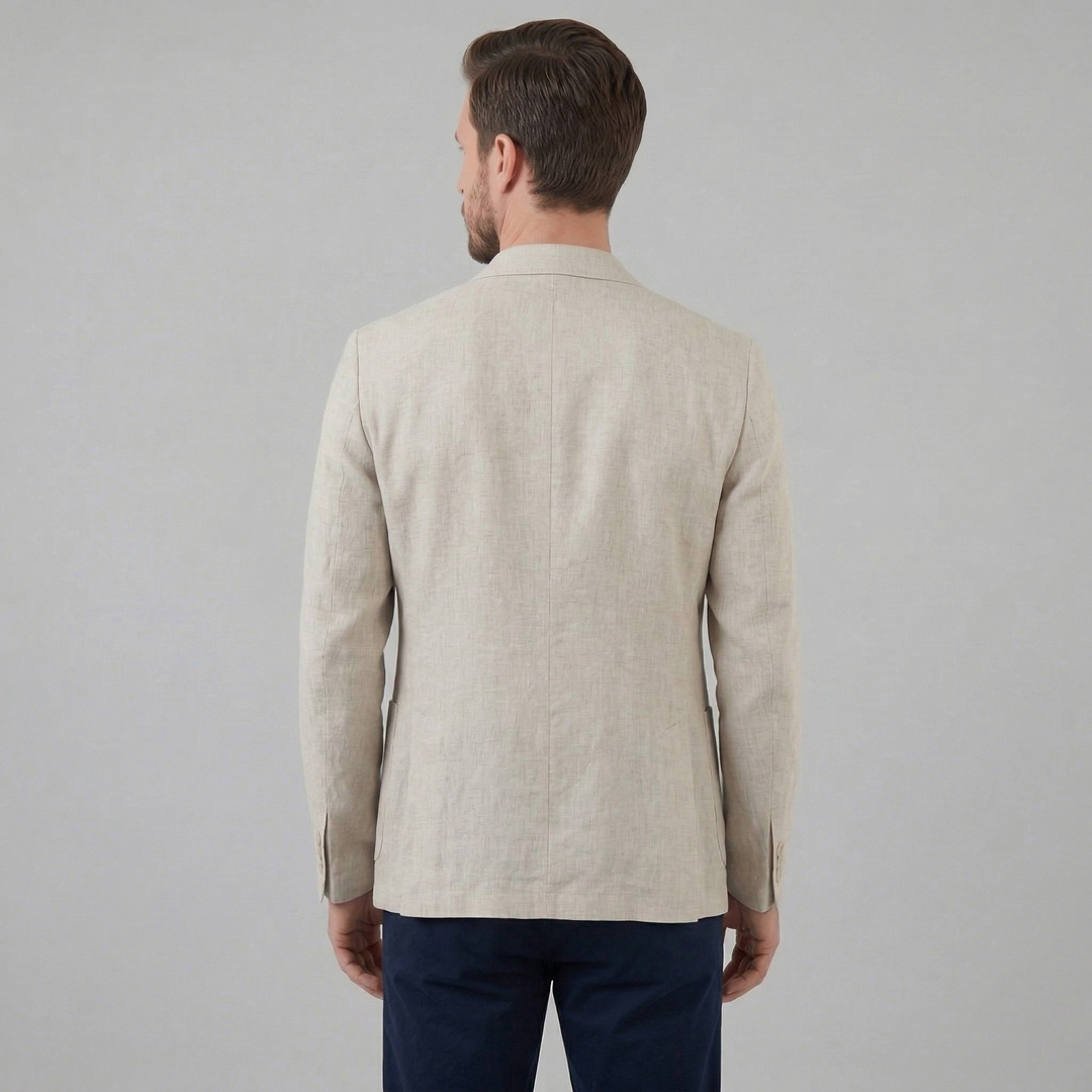 Callum | Light Blue Blazer with Notch Lapel