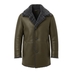 Jasper | Sherpa Lined Long Coat with Faux Fur Collar