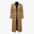 Bennett | Long Trench Coat with Notch Lapel