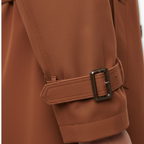 Bennett | Long Trench Coat with Notch Lapel