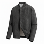 Fletcher | Varsity Bomber Jacket with Snap Front