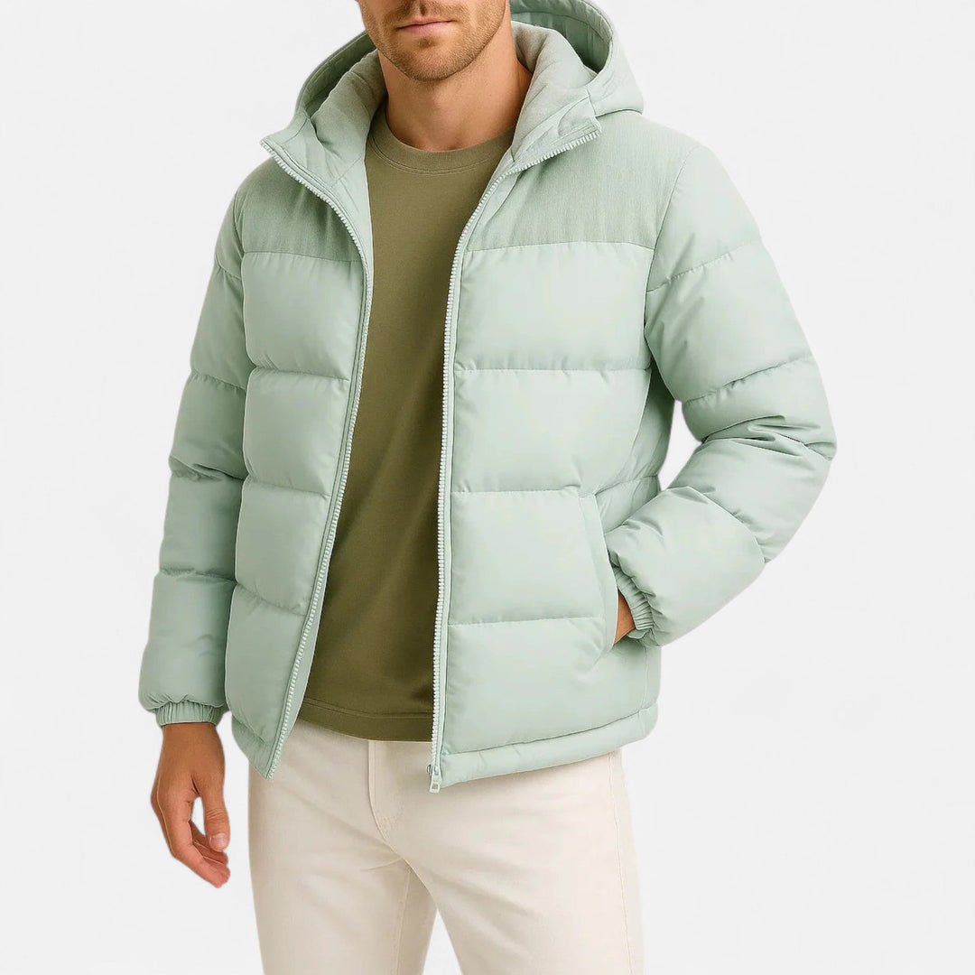Marcus | Hooded Puffer Jacket with Full Zip