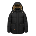 Theo | Hooded Puffer Parka with Quilted Shell