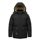 Theo | Hooded Puffer Parka with Quilted Shell