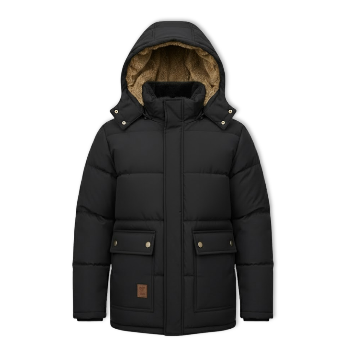Theo | Hooded Puffer Parka with Quilted Shell