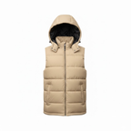 Nolan | Hooded Puffer Vest with Full Zip