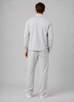 Men’s Relaxed Overshirt with press-stud front closure