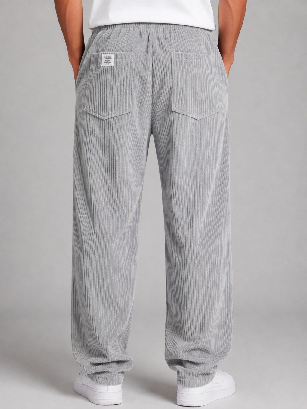 Men’s Relaxed Trousers with Drawstring Waist