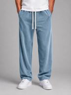 Men’s Relaxed Trousers with Drawstring Waist