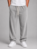 Men’s Relaxed Trousers with Drawstring Waist