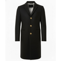 Kieran | Single Breasted Overcoat with Notch Lapel