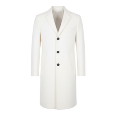 Everett | Long Overcoat with Notch Lapel
