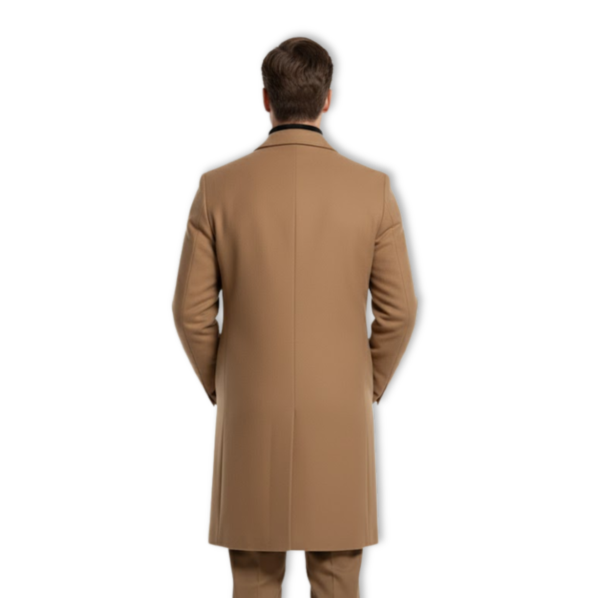 Everett | Long Overcoat with Notch Lapel