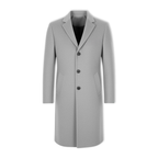 Everett | Long Overcoat with Notch Lapel