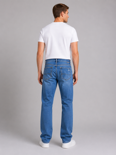 Men’s Straight Leg Jeans with Regular Fit