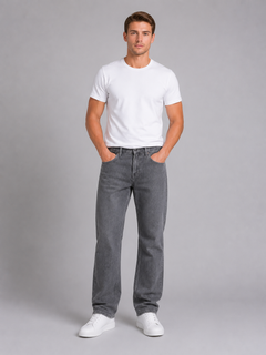 Men’s Straight Leg Jeans with Regular Fit