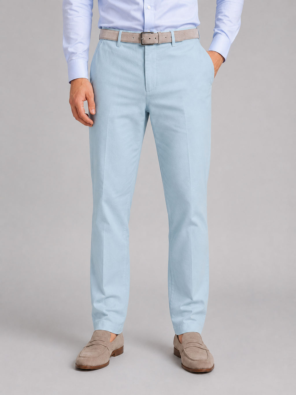 Men’s Straight Leg Trousers with Regular Fit