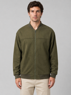 Men's Zip Bomber Jacket with Side Pockets