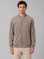 Men's Zip Bomber Jacket with Side Pockets