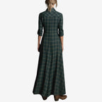 Marcelline | Women’s Elegant Dress with Collar Buttons