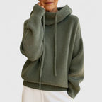 Tin | Women’s Turtleneck Sweater with Drawstring