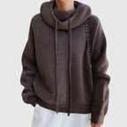 Tin | Women’s Turtleneck Sweater with Drawstring