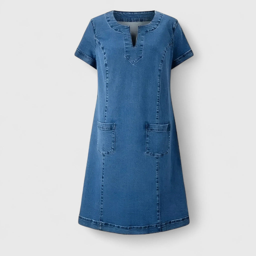 Women’s Elegant Dress with Front Pockets