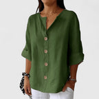 Women’s Elegant Blouse with Button Front