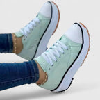 Women’s Sneakers with Lace-Up Closure