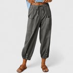 Jolie | Women’s Wide-Leg Pants with Elastic Waist