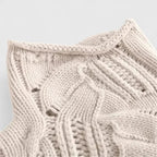 Women’s Cable Knit Sweater with Lightweight Warmth