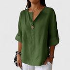 Women’s Elegant Blouse with Knot Front Detail