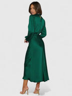 Emryssah | Women’s Elegant Maxi Dress with Lantern Sleeves
