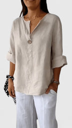 Women’s Elegant Blouse with Knot Front Detail