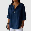 Women’s Elegant Blouse with Knot Front Detail