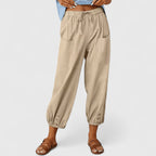 Jolie | Women’s Wide-Leg Pants with Elastic Waist