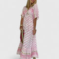 Lyrianna | Women’s Comfortable Maxi Dress with Boho Print