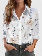 Women’s Loose-fit Blouse with Long Sleeves
