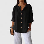 Women’s Elegant Blouse with Button Front