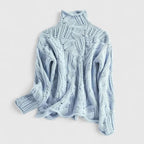 Women’s Cable Knit Sweater with Lightweight Warmth