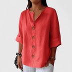 Women’s Elegant Blouse with Button Front