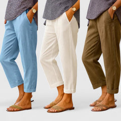 Women’s Comfortable Pants - Straight-Leg Silhouette