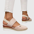 Women's Ankle Strap Sandals - Closed Toe