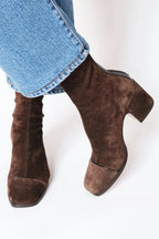Women’s Block Heeled Boots - Square Toe