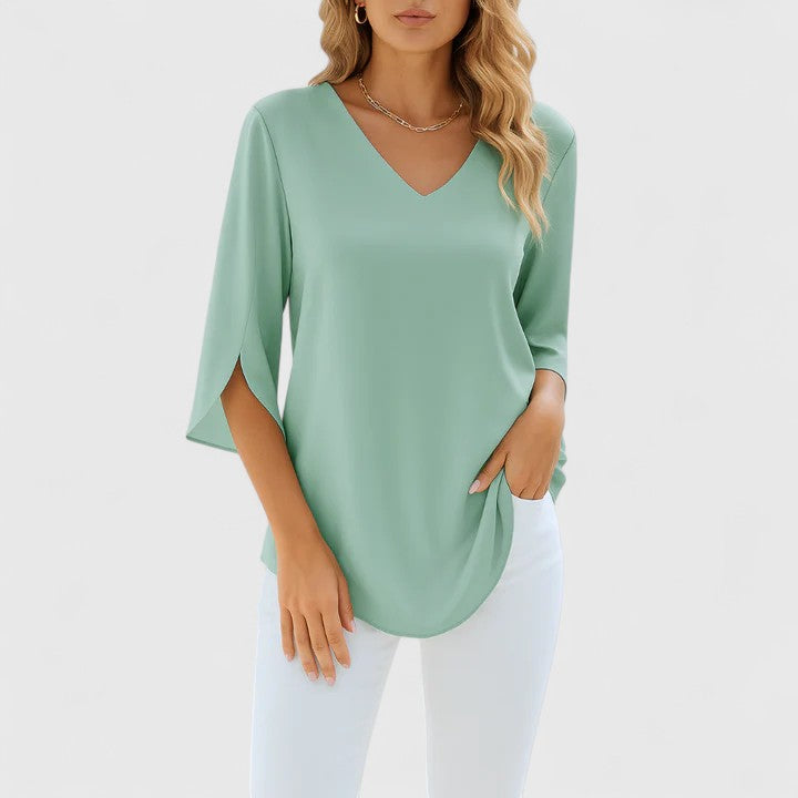 Women’s Blouse with Split Sleeve