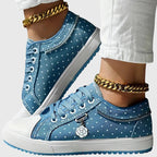 Women’s Blue Orthopedic Sneakers with Arch Support