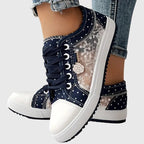Women’s Blue Orthopedic Sneakers with Arch Support