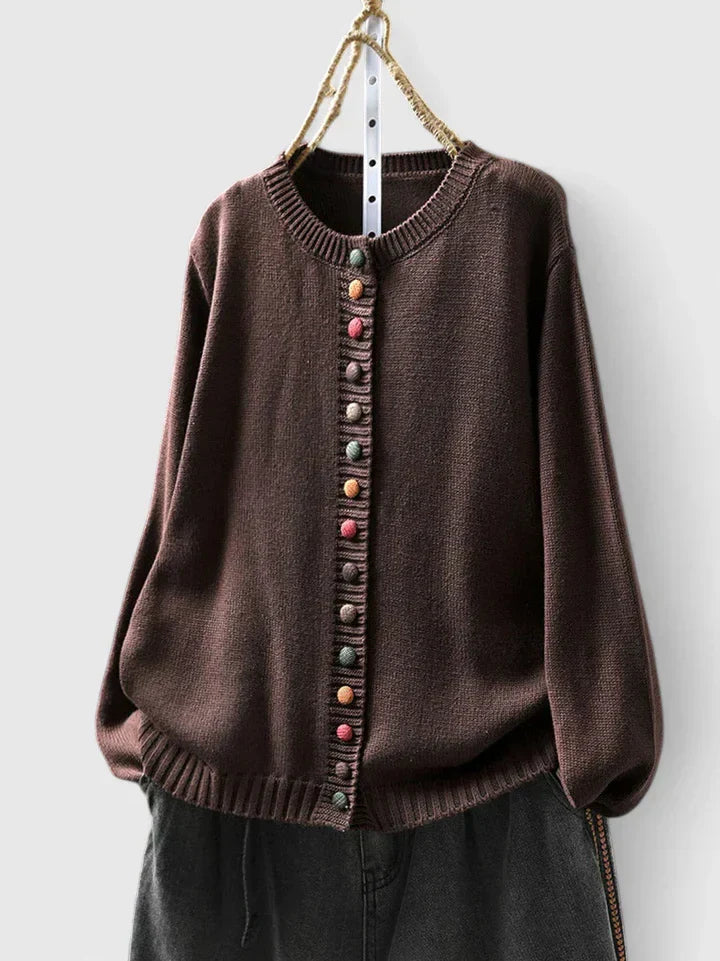 Esme | Button Front Cardigan with Relaxed Fit