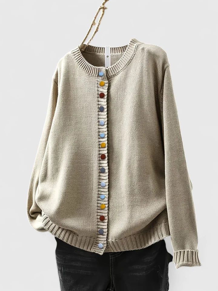 Esme | Button Front Cardigan with Relaxed Fit