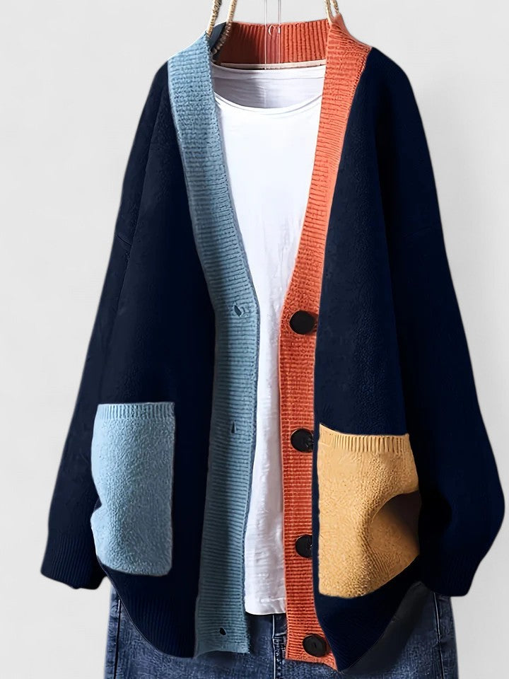Halle | Oversized Cardigan with Front Pockets